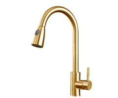 Viking Choice Luxus Küchenarmatur in Gold ausziehbar - bis zu 46% sparen!