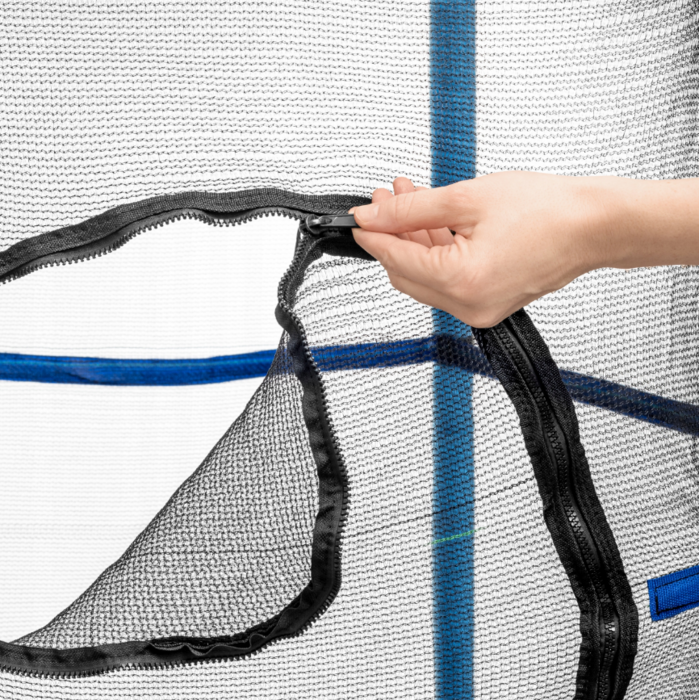Viking Choice Kindertrampolin 140 cm mit Sicherheitsnetz - Blau/Gelb - bis zu 21% Rabatt