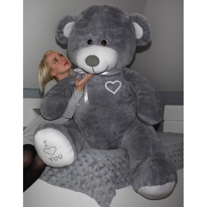 Viking Choice Riesiger 190 cm Kuschelbär in Rosa - Mit I Love You-Aufschrift - bis zu 24% Rabatt