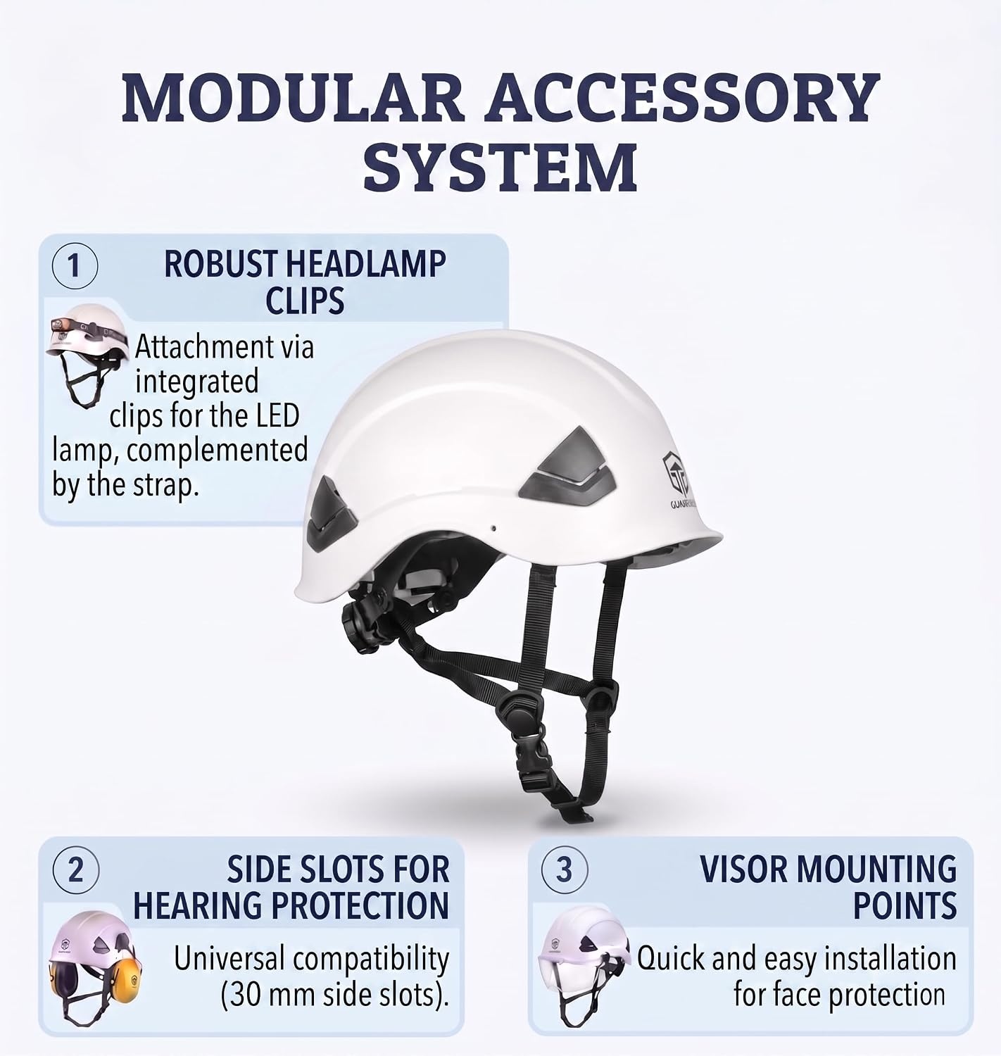 Industrie-Schutzhelm mit Belüftung EN 397 - Weiß - bis zu 61% reduziert