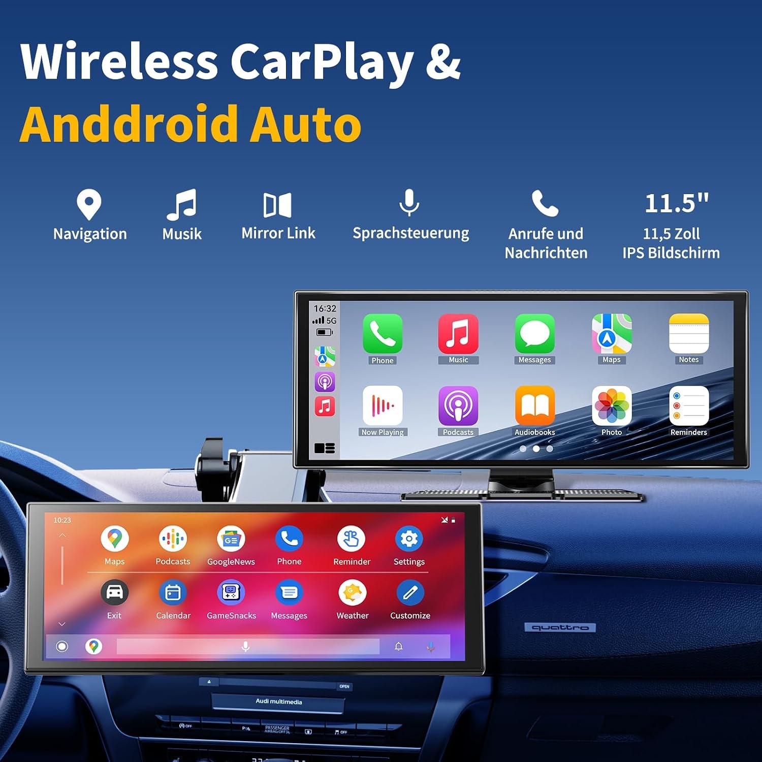 10,26" Autoradio mit 4K Dashcam & CarPlay - Bis zu 57% Rabatt im Outlet