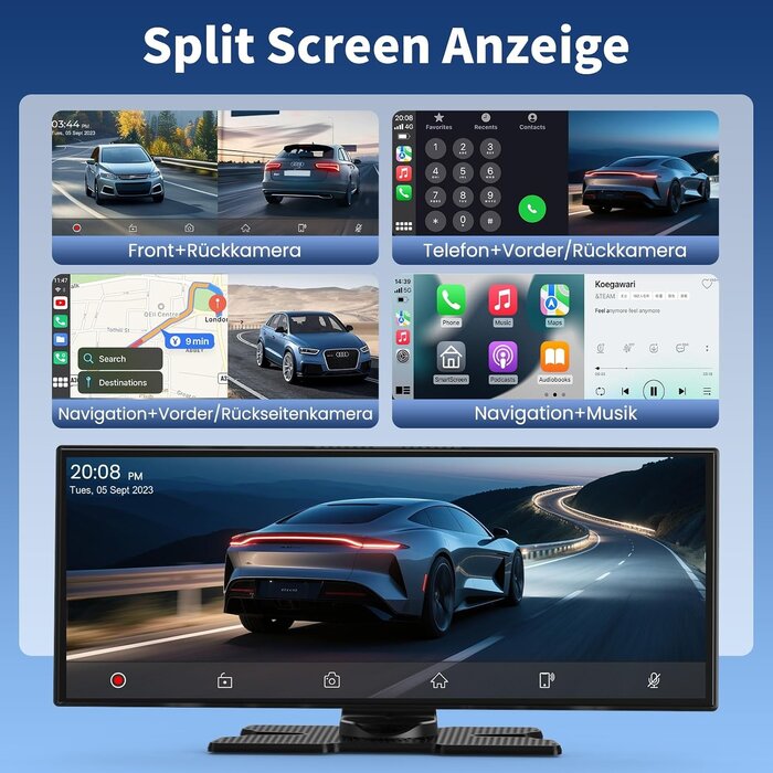 10,26" Autoradio mit 4K Dashcam & CarPlay - Bis zu 57% Rabatt im Outlet
