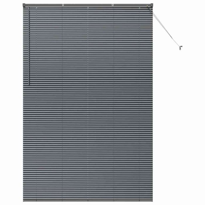 Vidaxl Dunkelgraue Aluminium-Jalousie 150 x 220 cm - bis zu 44% Rabatt