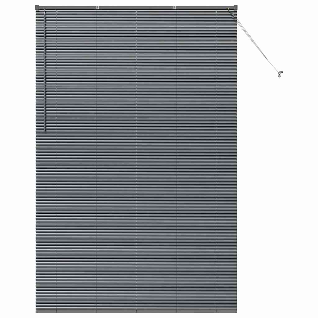 Vidaxl Dunkelgraue Aluminium-Jalousie 150 x 220 cm - bis zu 44% Rabatt