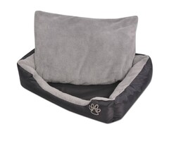 Vidaxl Hundebett XXL Schwarz 110x80cm - Luxus für Ihren Vierbeiner - bis zu 59% sparen