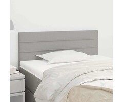 Vidaxl Stilvolles Kopfteil für Bett, Hellgrau, 100cm - bis zu 44% Rabatt sparen