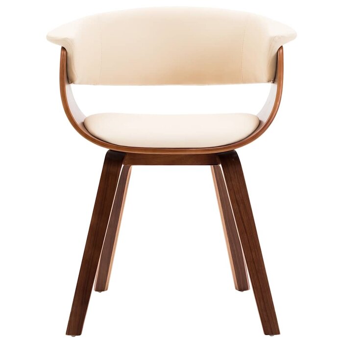 Vidaxl Esszimmerstuhl in Creme aus gebogenem Holz - bis zu 47% Rabatt