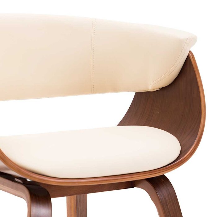 Vidaxl Esszimmerstuhl in Creme aus gebogenem Holz - bis zu 47% Rabatt