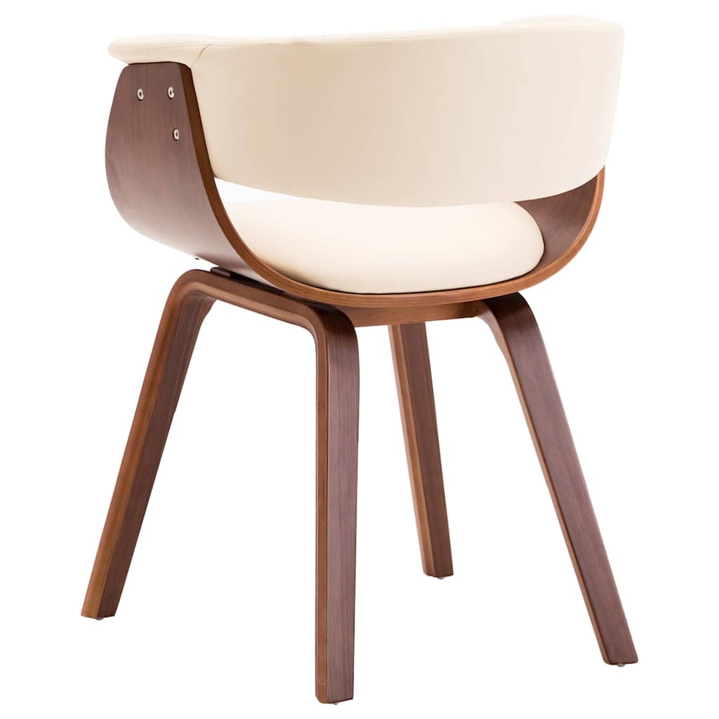 Vidaxl Esszimmerstuhl in Creme aus gebogenem Holz - bis zu 47% Rabatt