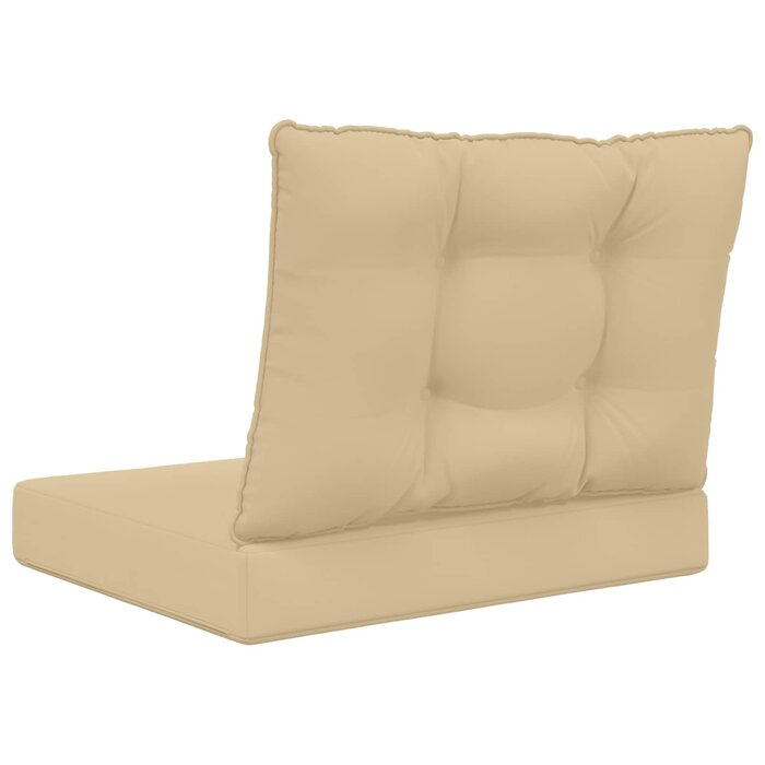 Vidaxl Gartenbankauflage Set in Beige - Komfortables Polster - Bis zu 39% reduziert