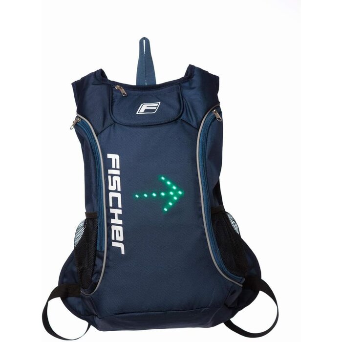 Fahrradrucksack mit LED-Blinker & Fernbedienung - Blau - bis zu 46% Rabatt