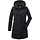 Damen-Funktionsparka mit abnehmbarer Kapuze - Schwarz - bis zu 48% sparen