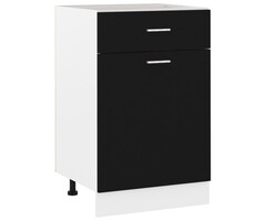 Vidaxl Küchenunterschrank Lyon Schwarz 50 cm - bis zu 46% Rabatt