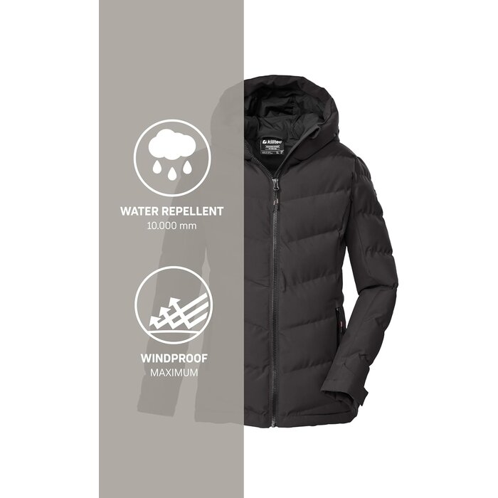 Killtec Mädchen Funktionsjacke Daunenoptik Dunkelstein - bis zu 45% reduziert