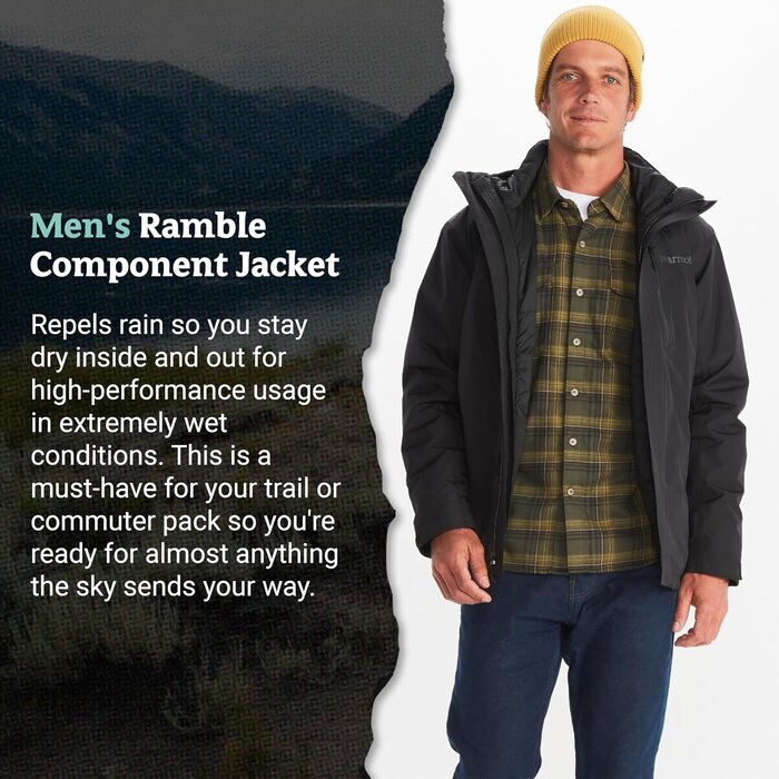 3-in-1 Outdoorjacke wasserdicht mit Polartec-Fleece - bis zu 47% sparen!
