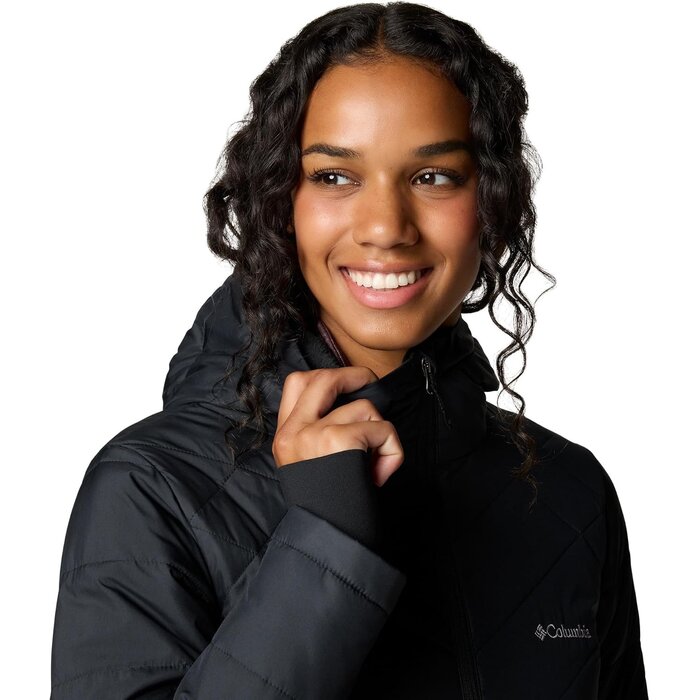 Columbia Eleganter Damen Mantel mit Kapuze - Größe M - bis zu 47% günstiger
