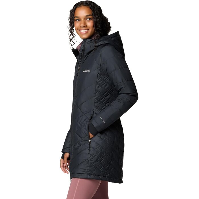 Columbia Eleganter Damen Mantel mit Kapuze - Größe M - bis zu 47% günstiger