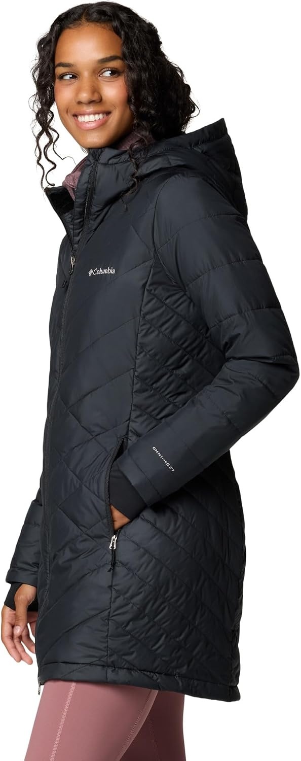 Columbia Eleganter Damen Mantel mit Kapuze - Größe M - bis zu 47% günstiger