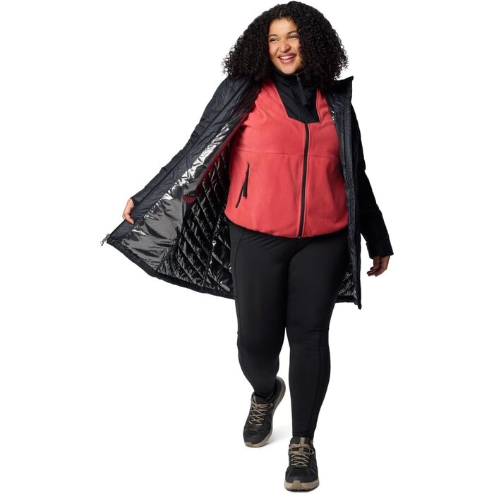 Columbia Eleganter Damen Mantel mit Kapuze - Größe M - bis zu 47% günstiger