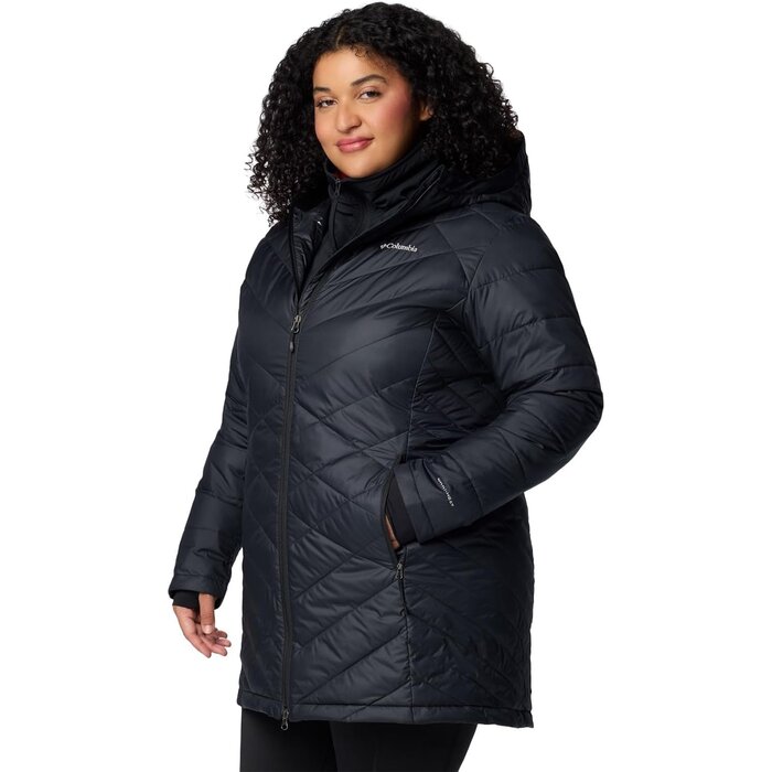 Columbia Eleganter Damen Mantel mit Kapuze - Größe M - bis zu 47% günstiger