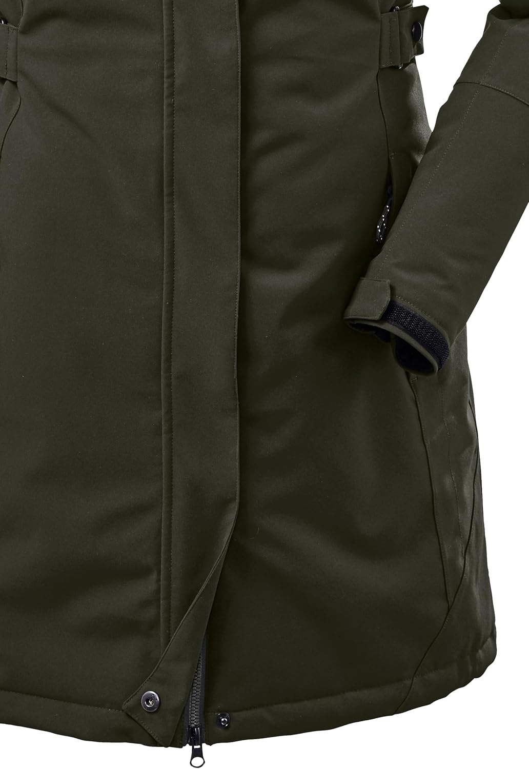 Killtec Wasserdichter Damenparka, knielang, Dunkeloliv - bis zu 47% sparen