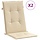 2er-Set Hochlehner-Auflagen 120x50x3 cm, Beige - Jetzt bis zu 45% sparen