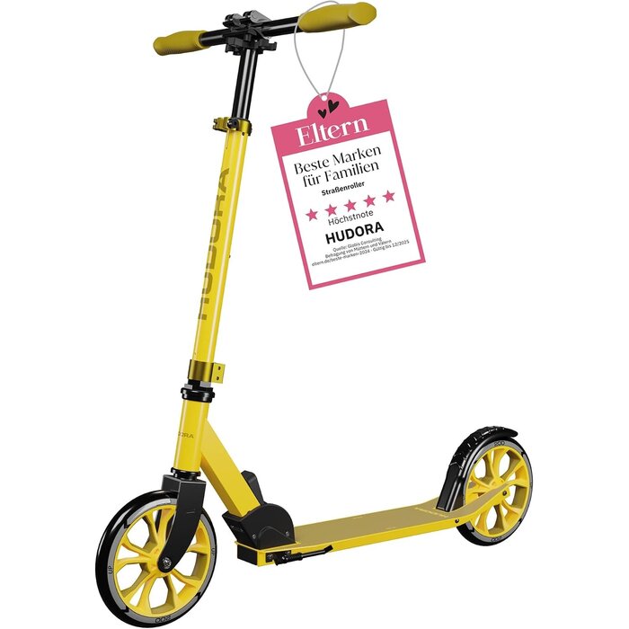 Hudora Klappbarer Aluminium-Scooter - 200 mm Rollen - Höhenverstellbar - bis zu 46% Rabatt