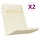 2er Set Adirondack Stuhlkissen Creme - 126x58cm - bis zu 48% reduziert