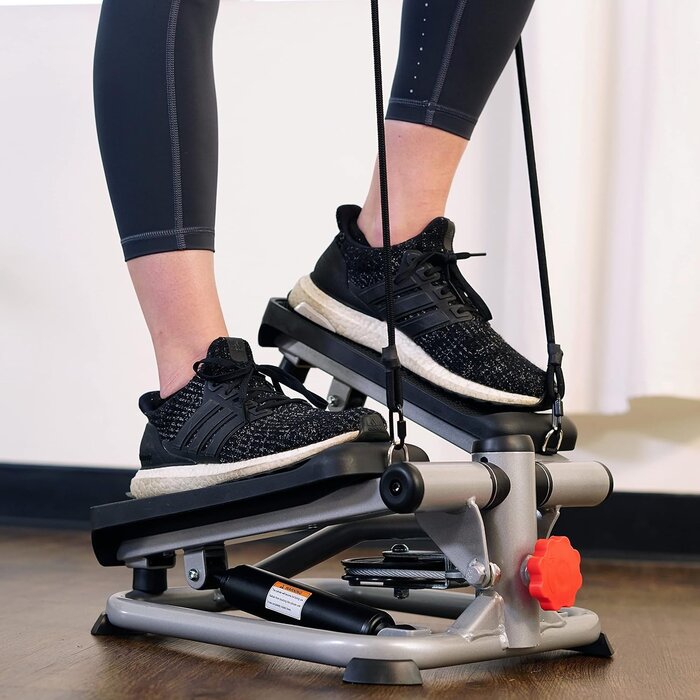 Kompakter Mini Stepper mit Widerstandsbändern - Jetzt bis zu 46% sparen