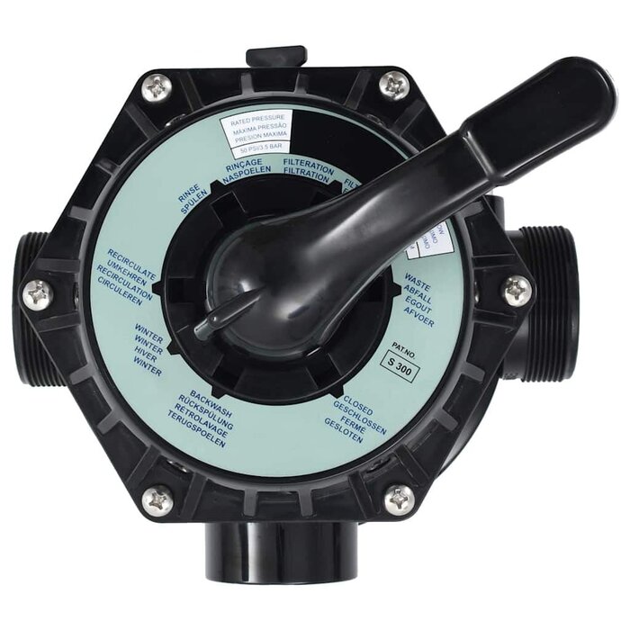 Vidaxl 6-Wege-Mehrwegeventil für Sandfilter 38 mm - Outlet bis zu 54% reduziert