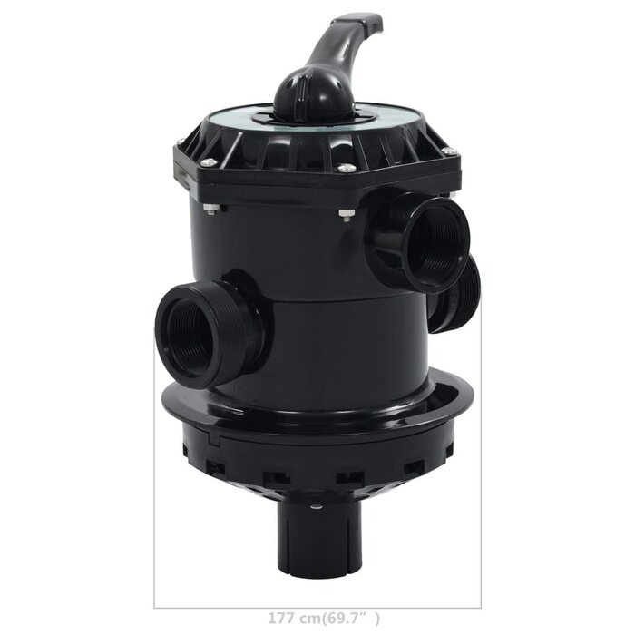 Vidaxl 6-Wege-Mehrwegeventil für Sandfilter 38 mm - Outlet bis zu 54% reduziert
