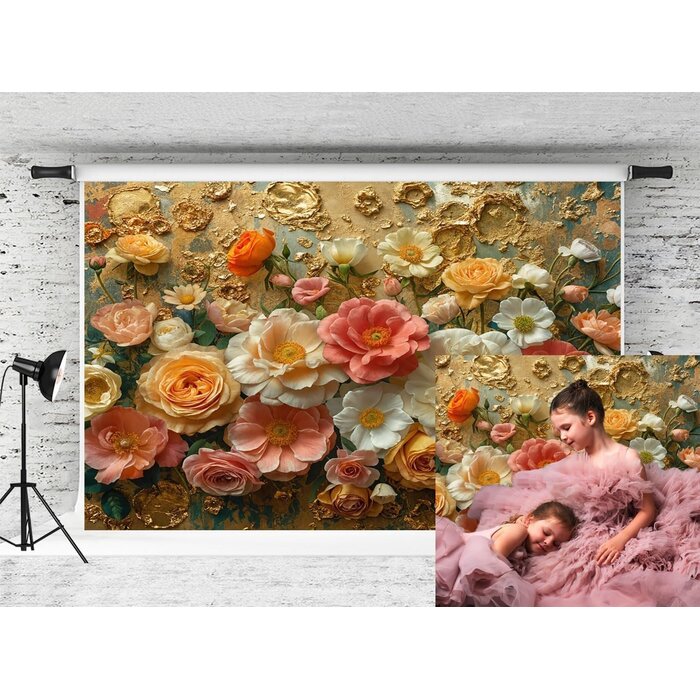 Kate Vintage Blumen Fotohintergrund 2,2 x 1,5 m - bis zu 38% Rabatt