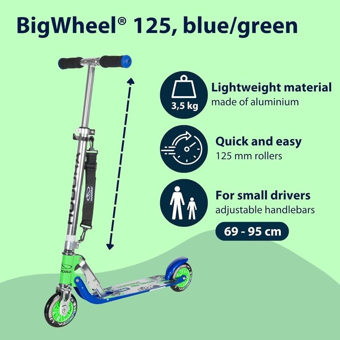 Hudora Klappbarer Aluminium-Tretroller bis 100 kg - Jetzt bis zu 46% sparen