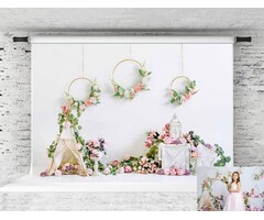 Kate Fotografie-Hintergrund Rosa Blumen 2,1 x 1,5m - Bis zu 39% sparen