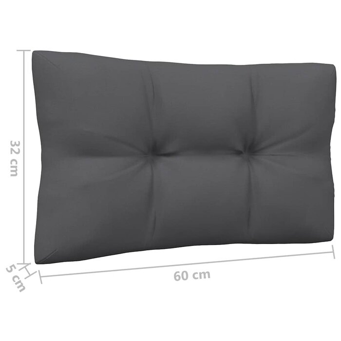 Vidaxl Garten-Mittelsofa Kiefer Massiv Grau - jetzt bis zu 46% günstiger!