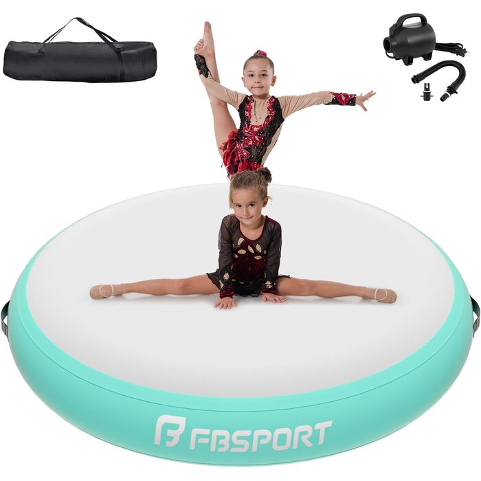 Aufblasbare Airtrack Gymnastikmatte - Mintgrün - Outlet-Rabatt bis zu 41%