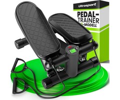 Ultrasport Mini-Stepper mit Widerstandsbändern - Platzsparendes Workout bis zu 50% Rabatt