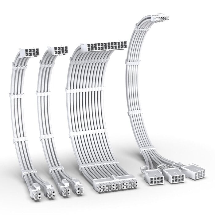 PCIe 5.0 12VHPWR Kabelset Reinweiß - Jetzt bis zu 43 % günstiger sichern