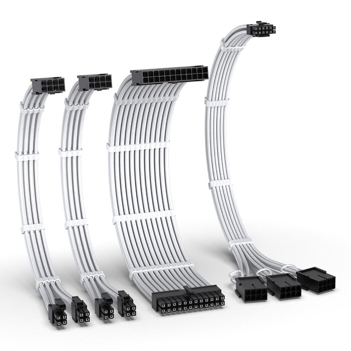 PCIe 5.0 12VHPWR Kabelset Reinweiß - Jetzt bis zu 43 % günstiger sichern