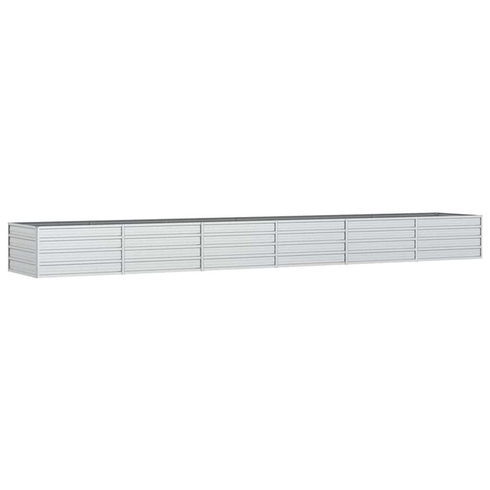 Vidaxl Großes Hochbeet aus verzinktem Stahl, 480x80x45 cm - Jetzt bis zu 46% Rabatt