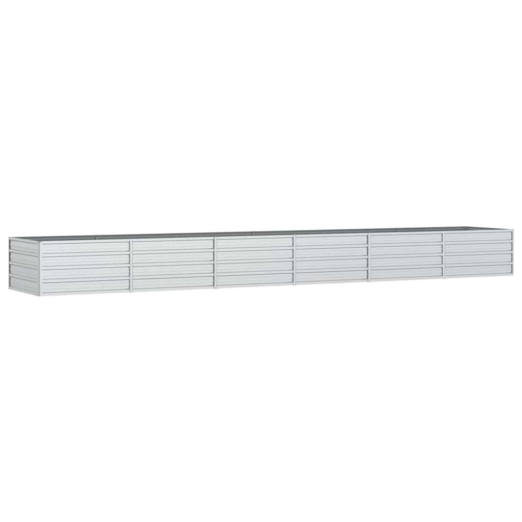 Vidaxl Großes Hochbeet aus verzinktem Stahl, 480x80x45 cm - Jetzt bis zu 46% Rabatt