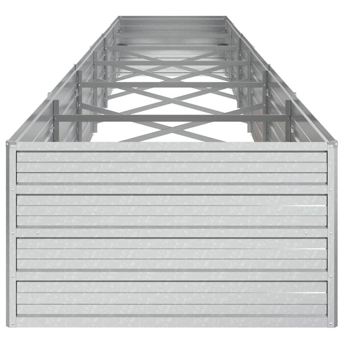 Vidaxl Großes Hochbeet aus verzinktem Stahl, 480x80x45 cm - Jetzt bis zu 46% Rabatt