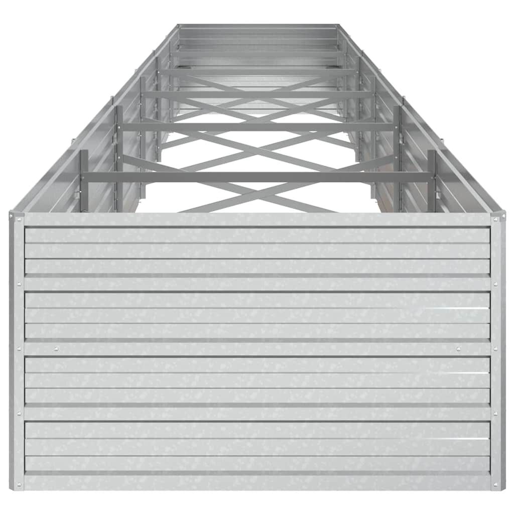 Vidaxl Großes Hochbeet aus verzinktem Stahl, 480x80x45 cm - Jetzt bis zu 46% Rabatt