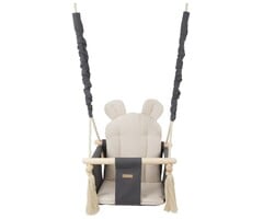 Viking Choice Babyschaukel mit Öhrchen Grau-Beige - bis zu 46% Rabatt im Outlet