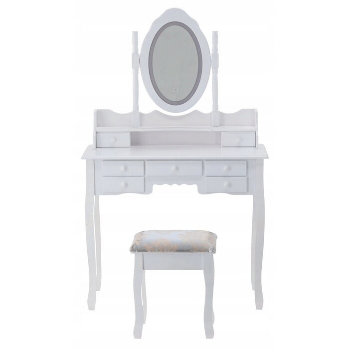 Viking Choice Eleganter Schminktisch mit LED-Spiegel & Hocker - bis zu 27% Rabatt