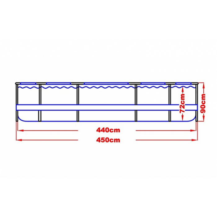 Viking Choice Aufstellpool 450 x 90 cm Komplettset - Jetzt bis zu 67% Rabatt sichern!