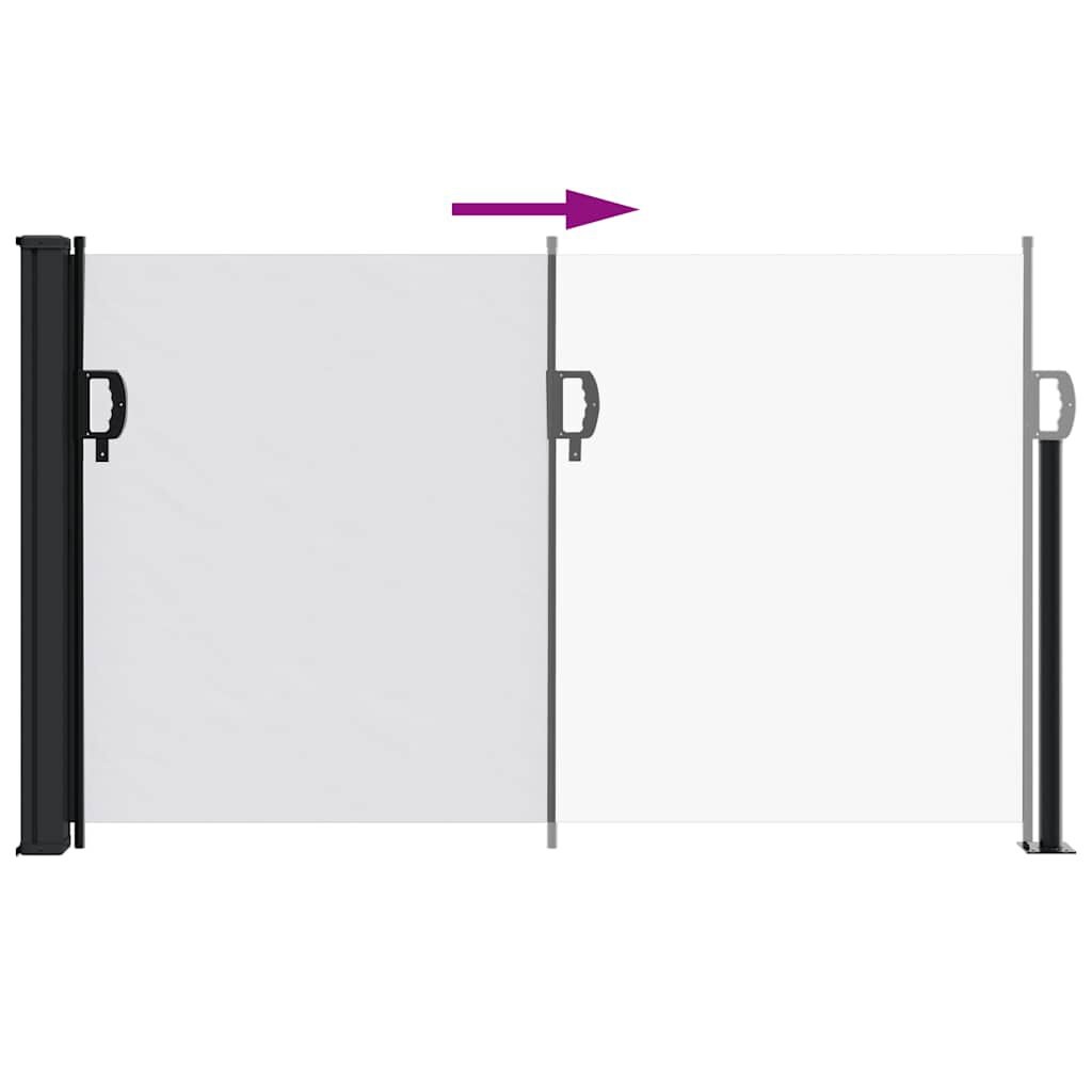 Vidaxl Ausziehbare Seitenmarkise 120x600 cm Weiß - bis zu 46% sparen!
