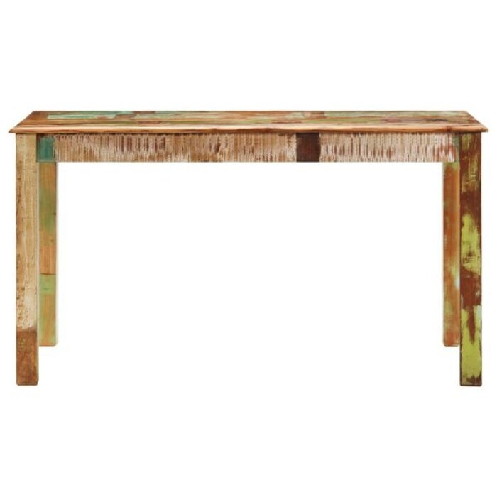 Vidaxl Massiver Altholz Esstisch 140x70cm - Vintage Unikat - bis zu 55% reduziert