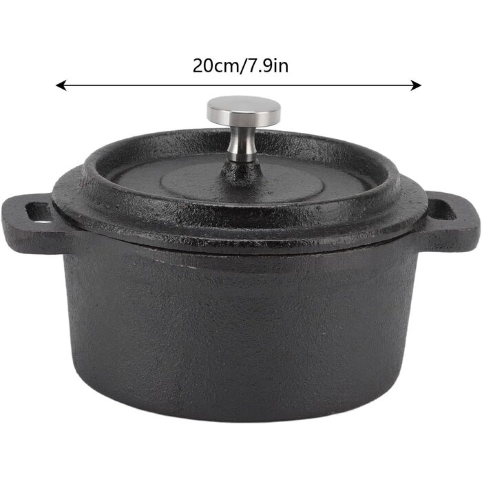 Gusseisen-Bräter 20 cm Dutch Oven - Jetzt bis zu 46% sparen!