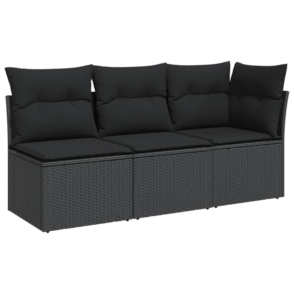 Vidaxl Moderne 3-Sitzer Gartenbank Poly-Rattan mit Stauraum - bis zu 47% sparen